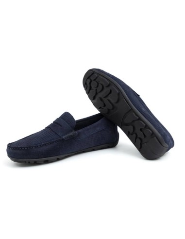 Mocassin suède bleu SETUN-NAVY