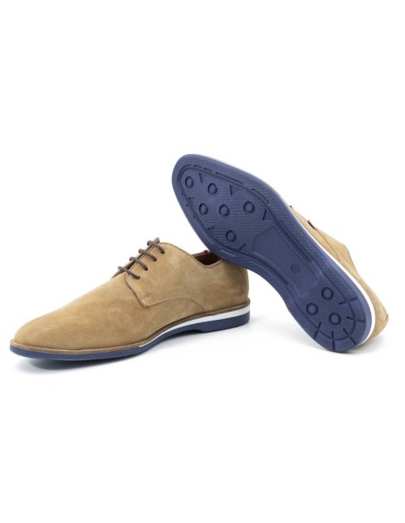 Derby suède beige SMUNK-TOPO