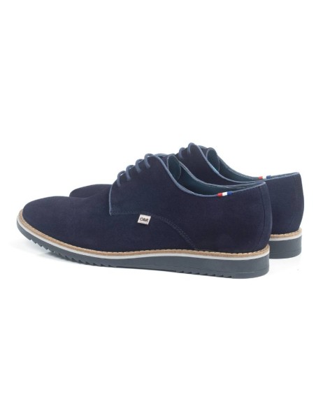 Derby de ante liso color azul