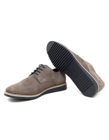 Derby suède gris SUTEN-GRIS
