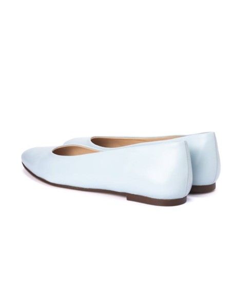 chaussures habillées femme cuir verni gris W-ANNA-BLUE