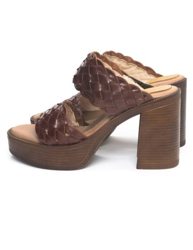 chaussures habillées femme de peau marron W-LARA-ARENA