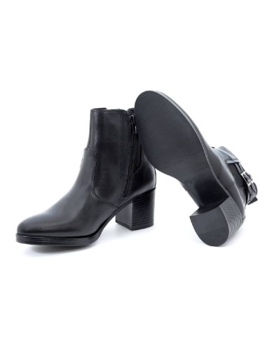 bottines femme de peau le noir W-PRIOCHOR-NEGRO