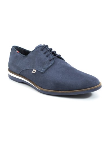 Derby suède bleu SAMUKA-JEANS