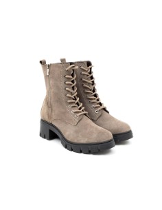 Beige suede Women's high boots