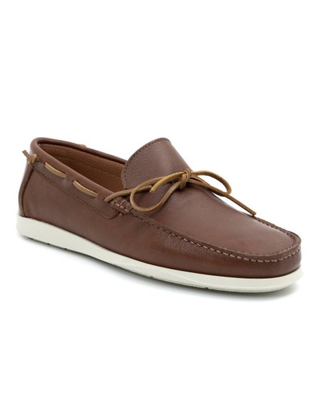 Light Brown leather boat shoe