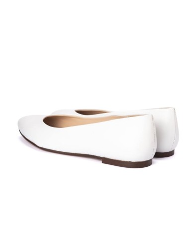 chaussures habillées femme de peau blanc W-ANETA-WHITE