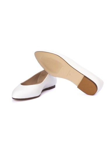 chaussures habillées femme de peau blanc W-ANETA-WHITE