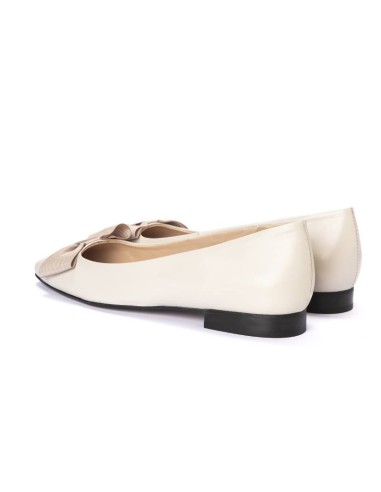 chaussures habillées femme de peau beige W-MELINA-IVORY