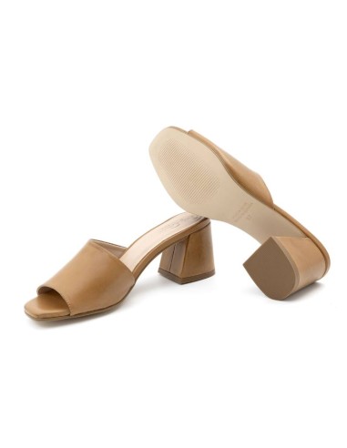 Zapato de Vestir de ante liso color cuero