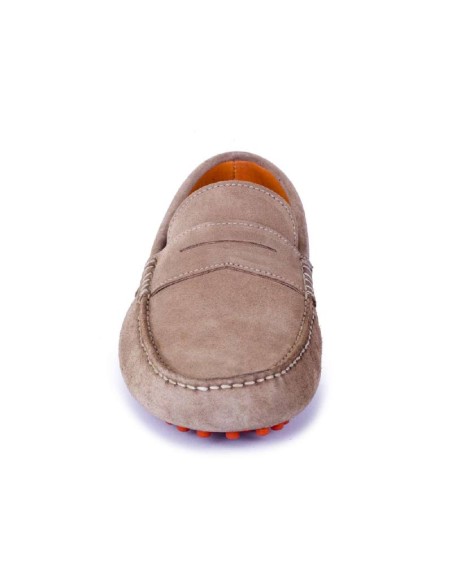 Mocassin suède beige SILOR-TOPO