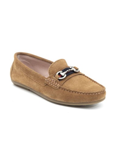 femmes mocassins suède cuir W-SIRAK-HABANA