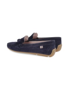 femmes mocassins suède bleu W-SOLIAN-BLUE 2