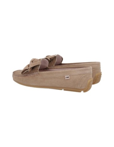 femmes mocassins suède beige W-SADOR-CORDA