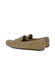 Grey suede moccasin 2