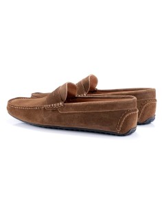 Brown suede moccasin 2