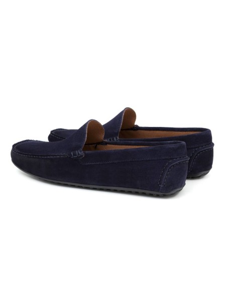 Mocassin suède bleu SELAMI-NAVY