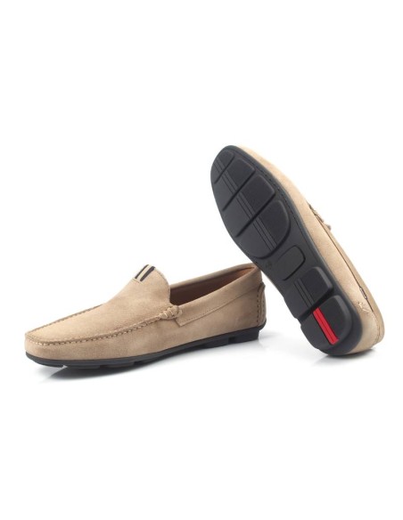 Mocassin suède beige SAFAT-CORDA