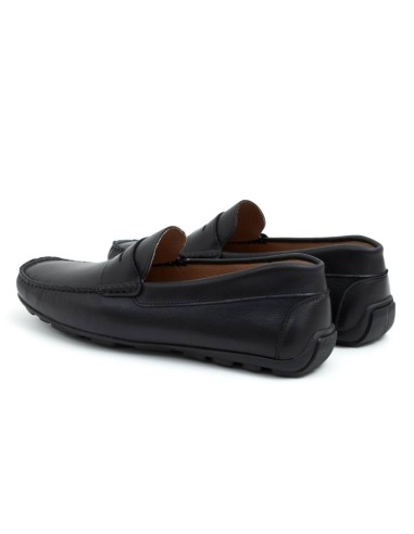 Mocassin de peau le noir BALIEN-BLACK