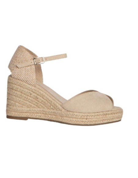 Alpargatas de mujer liso suaves al tacto color beige