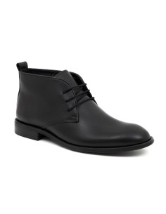 Black leather boot