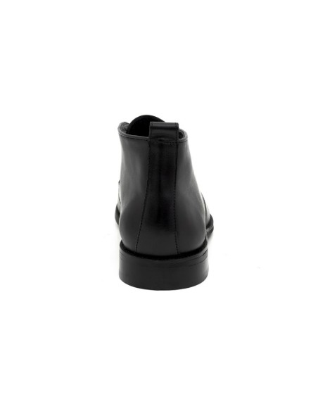 Black leather boot
