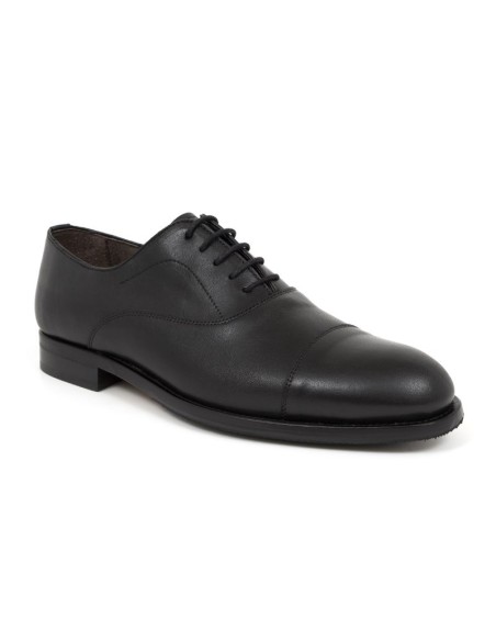 Black leather Oxford