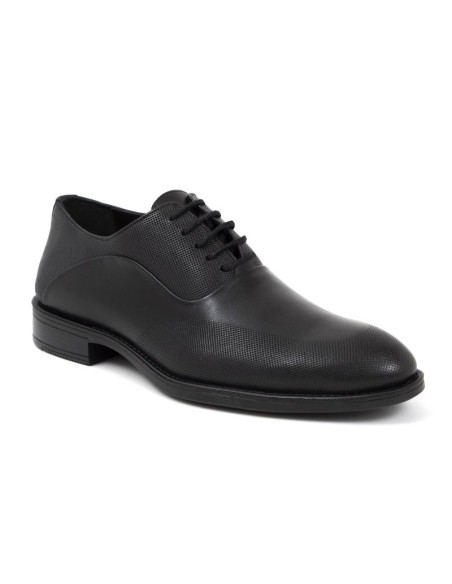 Black leather Oxford