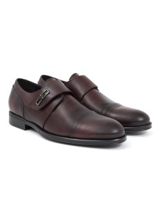 chaussure avec boucle de peau Bordeaux DASKO-BURDEOS