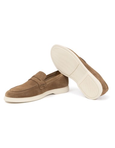 Light Brown suede moccasin