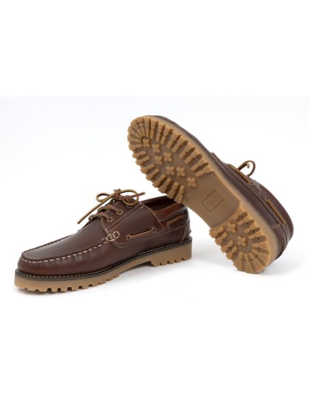Light Brown leather boat shoe