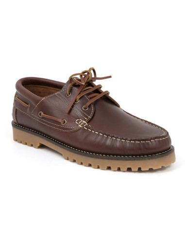 Light Brown leather boat shoe