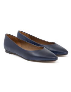 chaussures habillées femme de peau bleu W-ANETA-NAVY