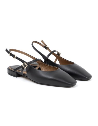 Zapato de Vestir de piel liso color negro