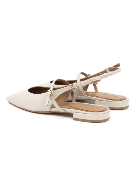 Zapato de Vestir de piel liso color beige