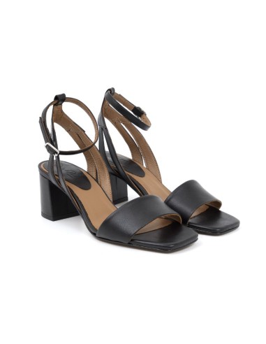 chaussures habillées femme de peau le noir W-MARTE-BLACK