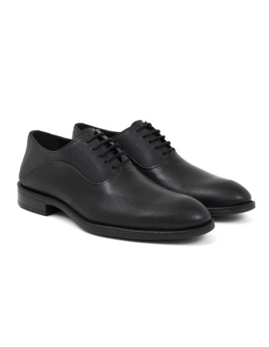 Black leather Oxford