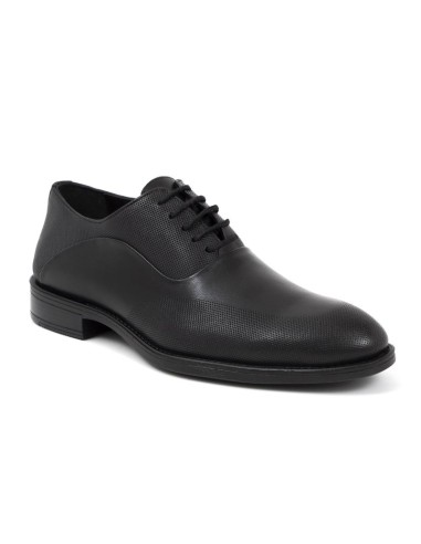 Black leather Oxford