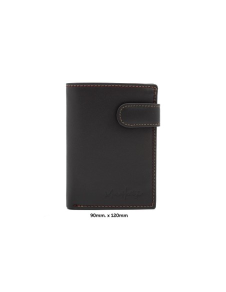 Mallette de peau marron AC-SENA-479-MARRON
