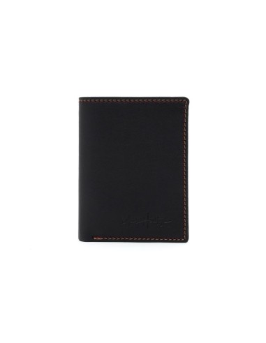 Black leather wallet
