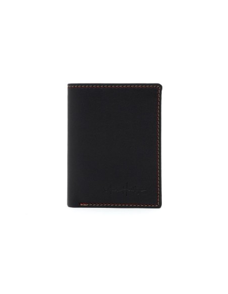 Black leather wallet