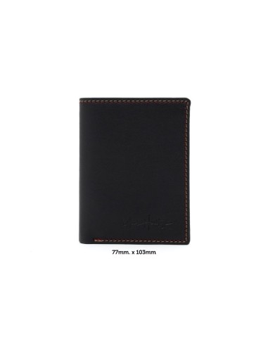 Black leather wallet