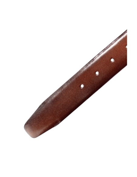 Brown leather belt