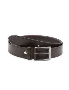 Brown leather belt