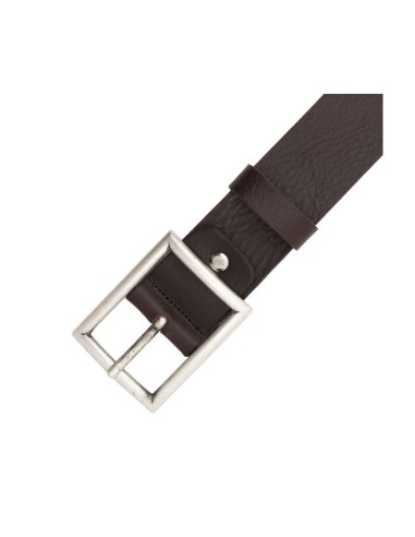 Brown leather belt