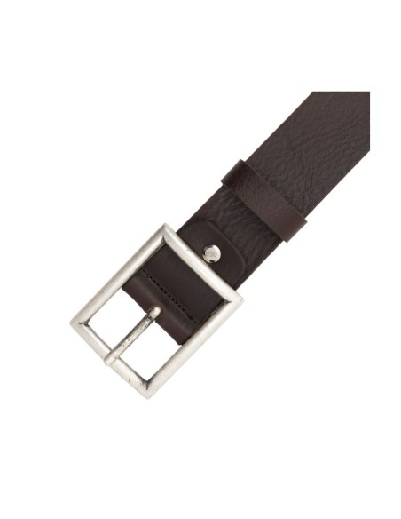 Brown leather belt