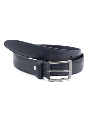 Ceinture de peau bleu B-CORLIN-NAVY