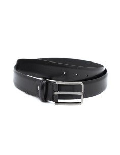 Black leather belt