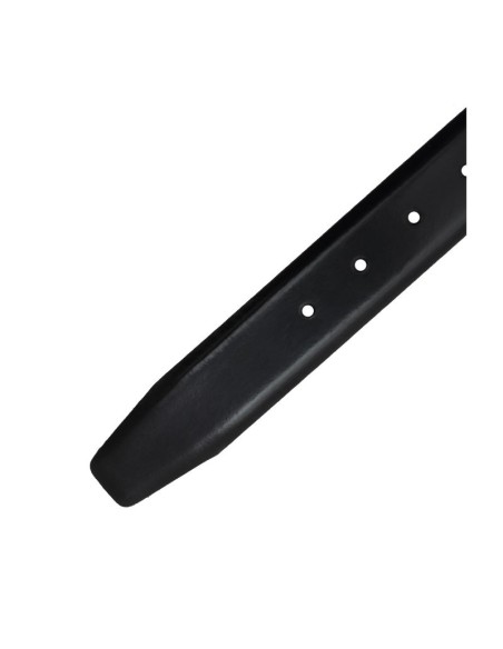 Black leather belt