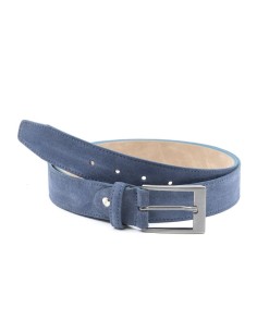 Ceinture suède bleu B-SAMIRCO-JEANS